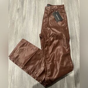 NWT PLT Leather Pants